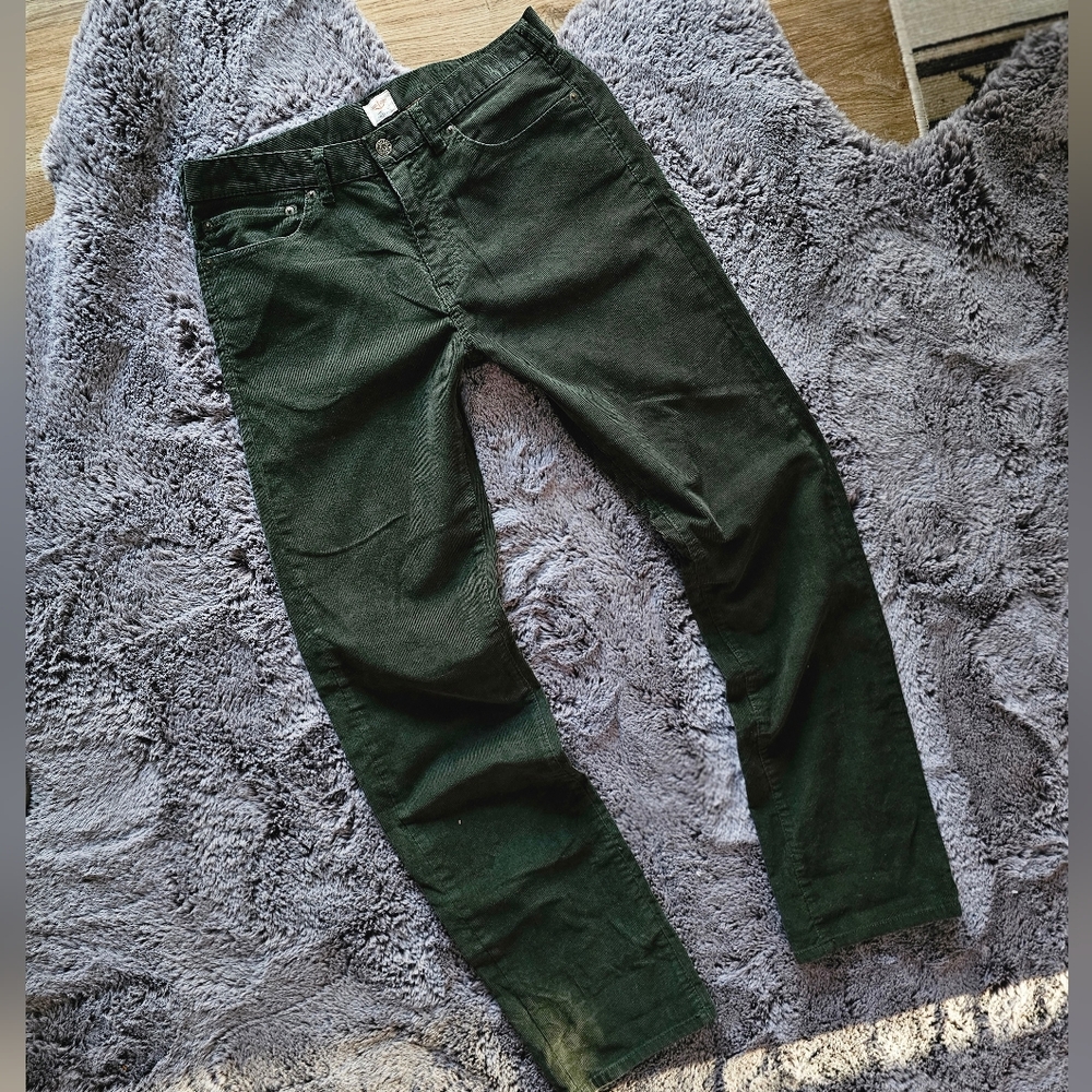 Deep Green Corduroy Dockers 34 x 34